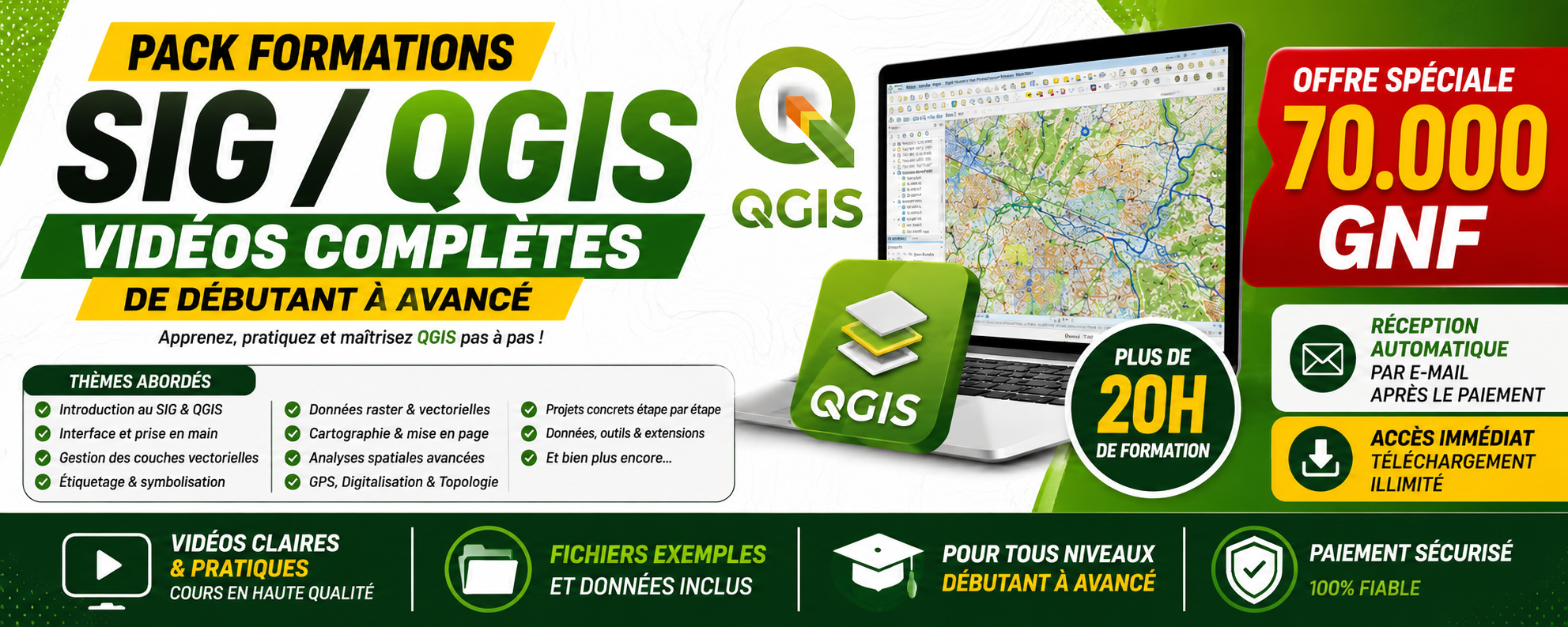Formation complète en SIG/QGIS