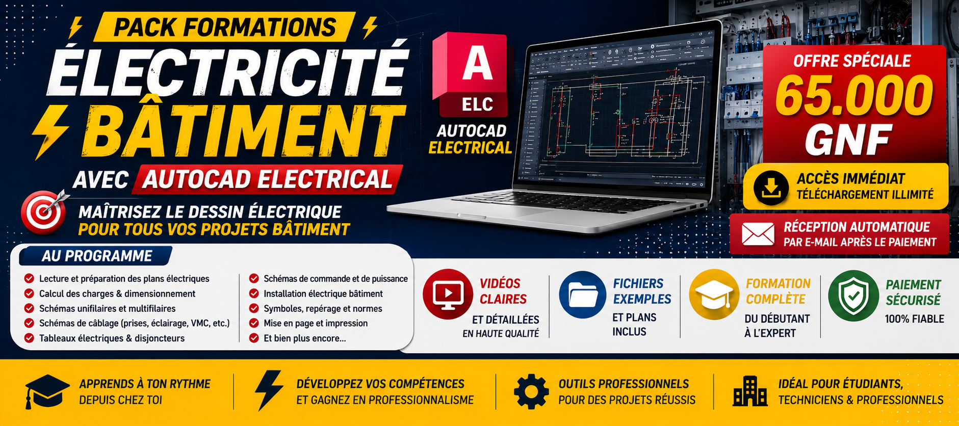Formation complète en électricité Bâtiment