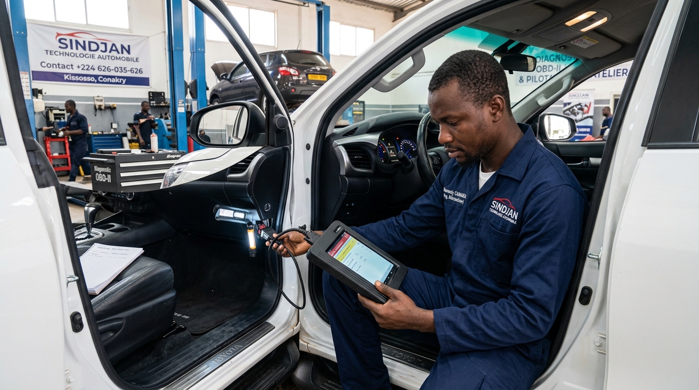 LES ETAPES POUR FAIRE UN DIAGNOSTIC AUTOMOBILE